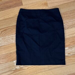 NWT J. Crew navy pencil skirt